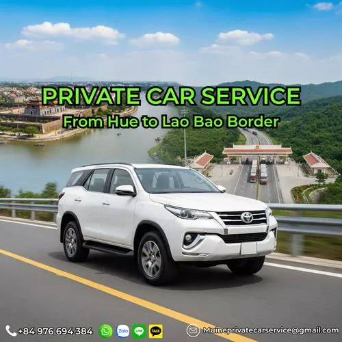 Hue To Lao Bao Border Private Car
